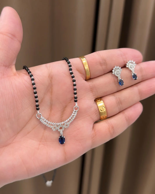 Silver Mangalsutra Set