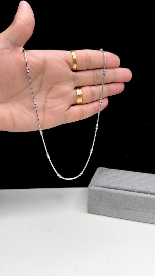 Double Ball Snake Chain
