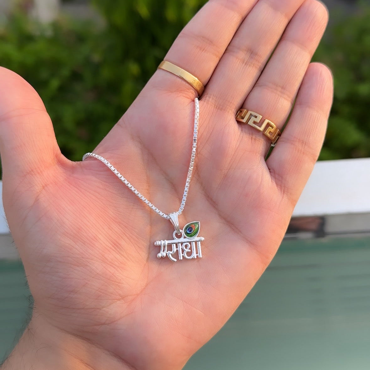 Radhe Pendant + Chain