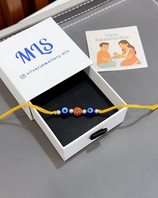 Silver Thread Rakhi