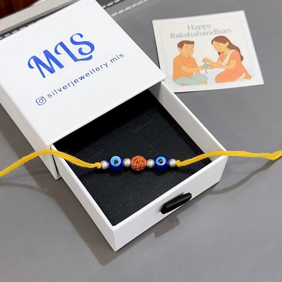 Silver Thread Rakhi