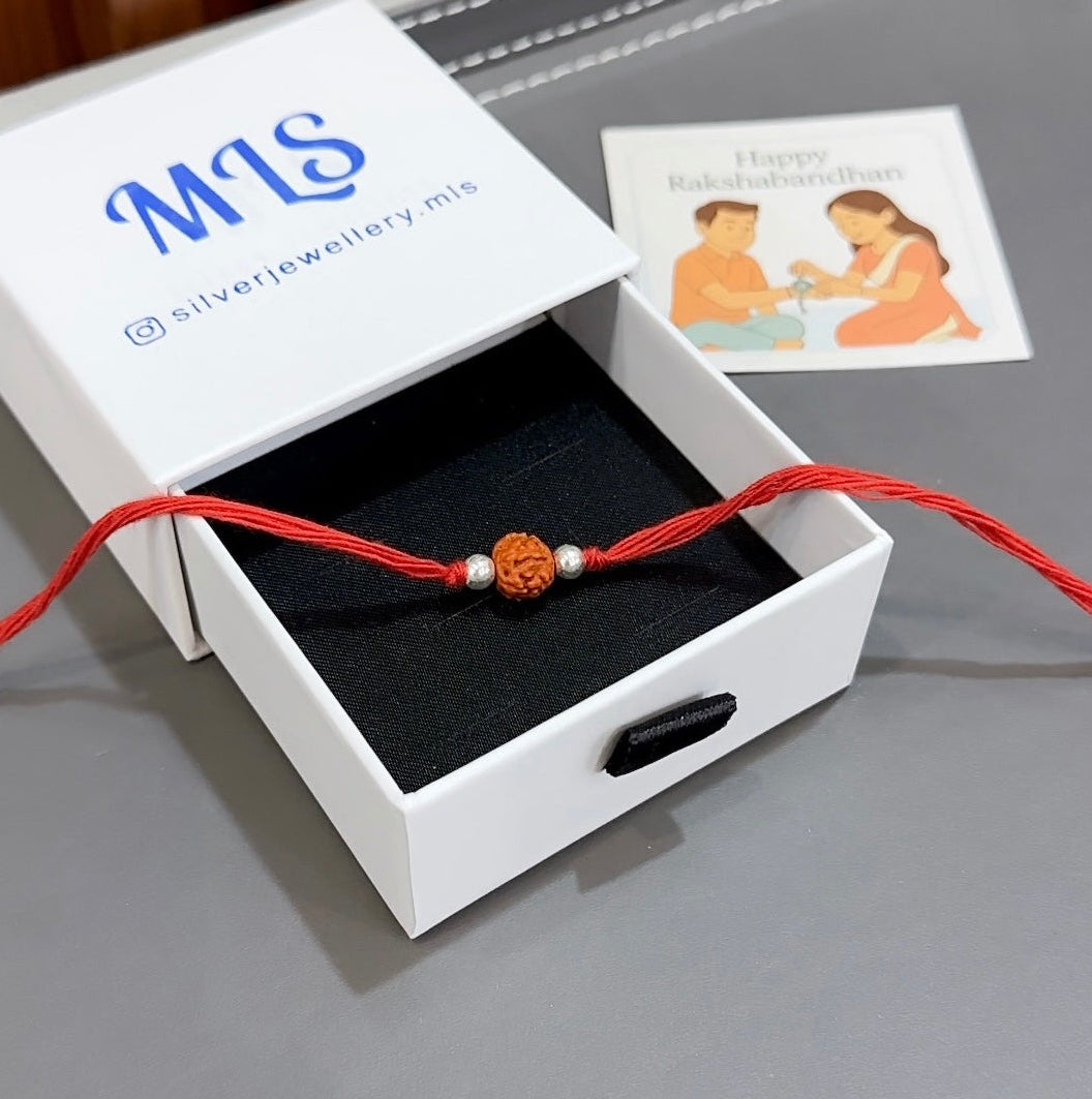 Silver Thread Rakhi