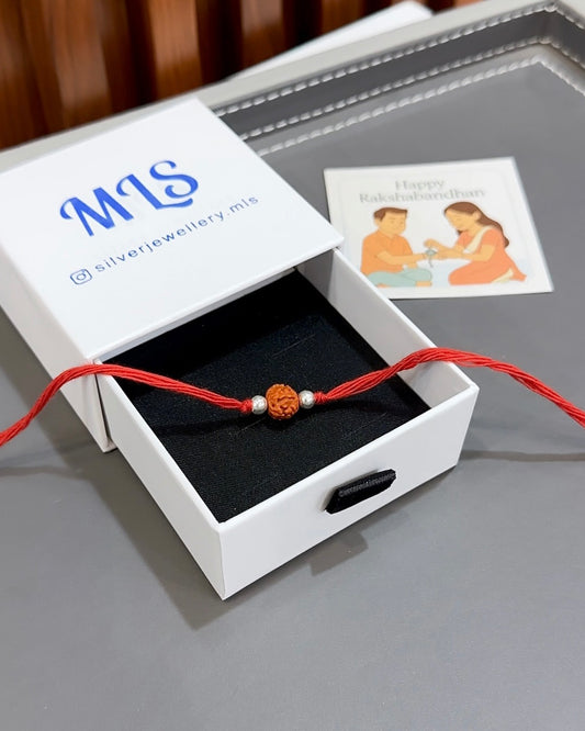 Silver Thread Rakhi