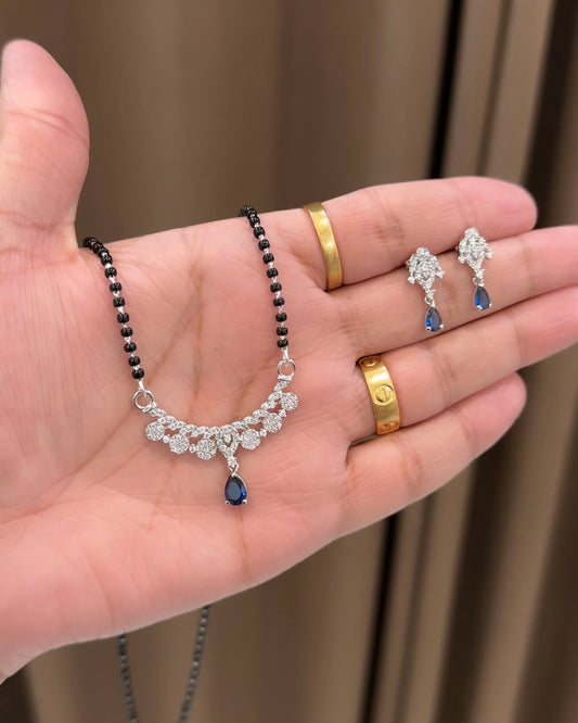 Silver Mangalsutra Set