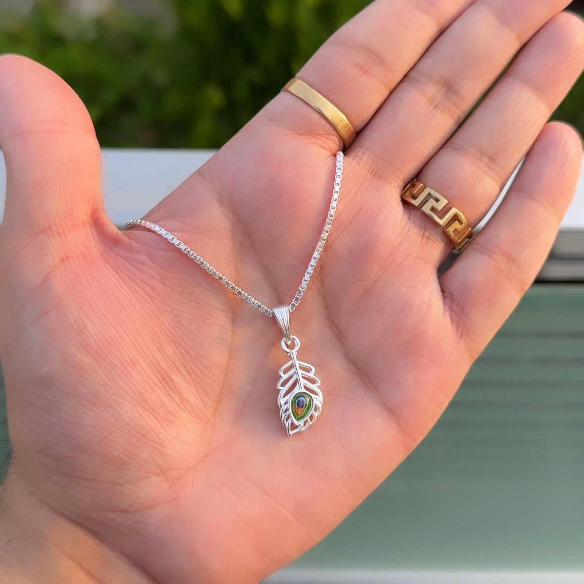 Morpankh Pendant + Chain