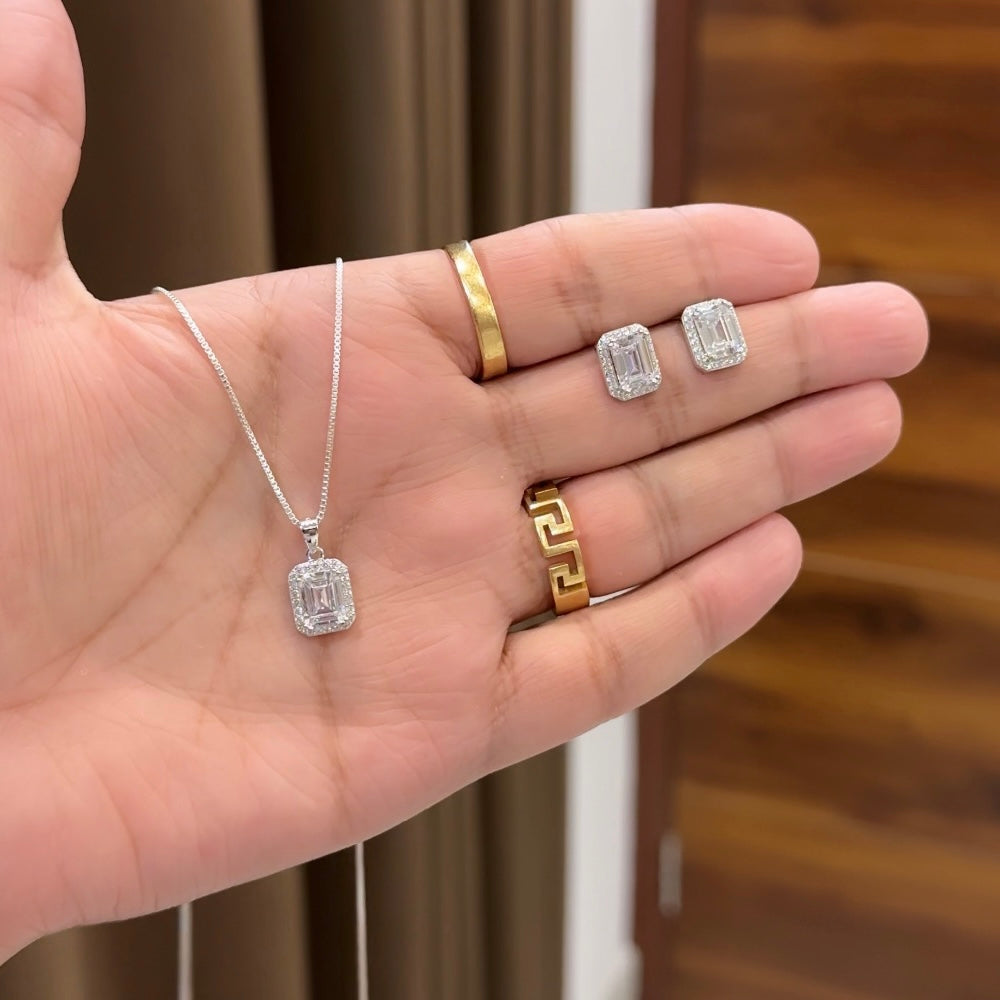 Silver Pendant Set