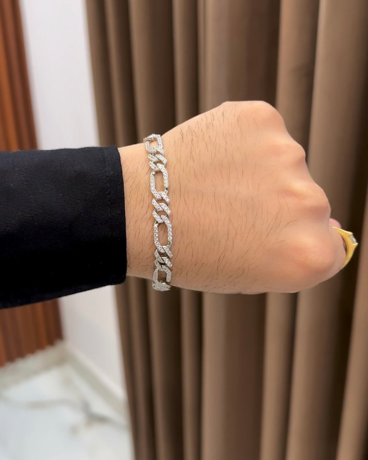 Iced Out Gap Cuban Bracelet