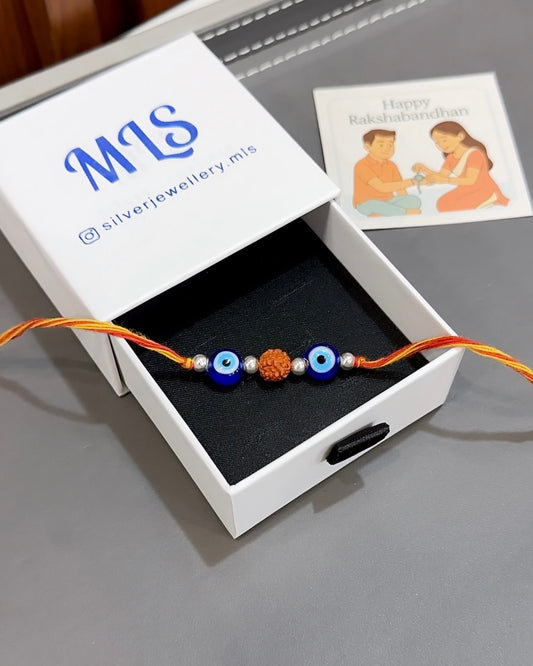 Silver Thread Rakhi