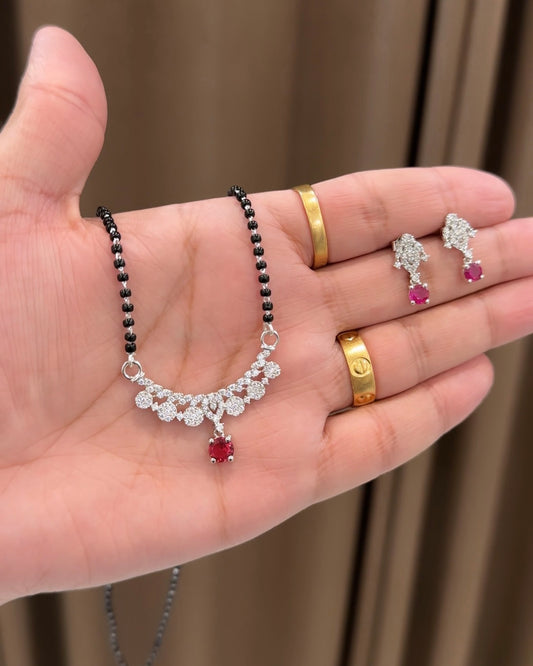 Silver Mangalsutra Set
