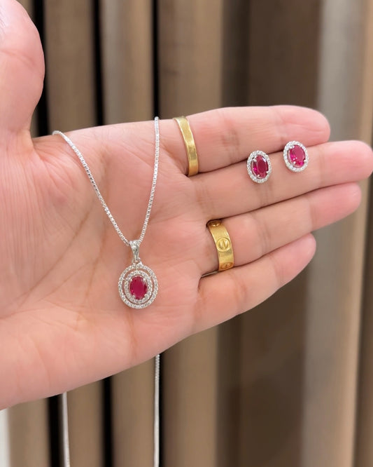 Silver Pendant Set