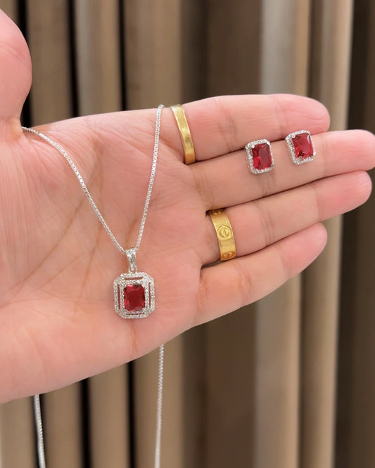 Silver Pendant Set