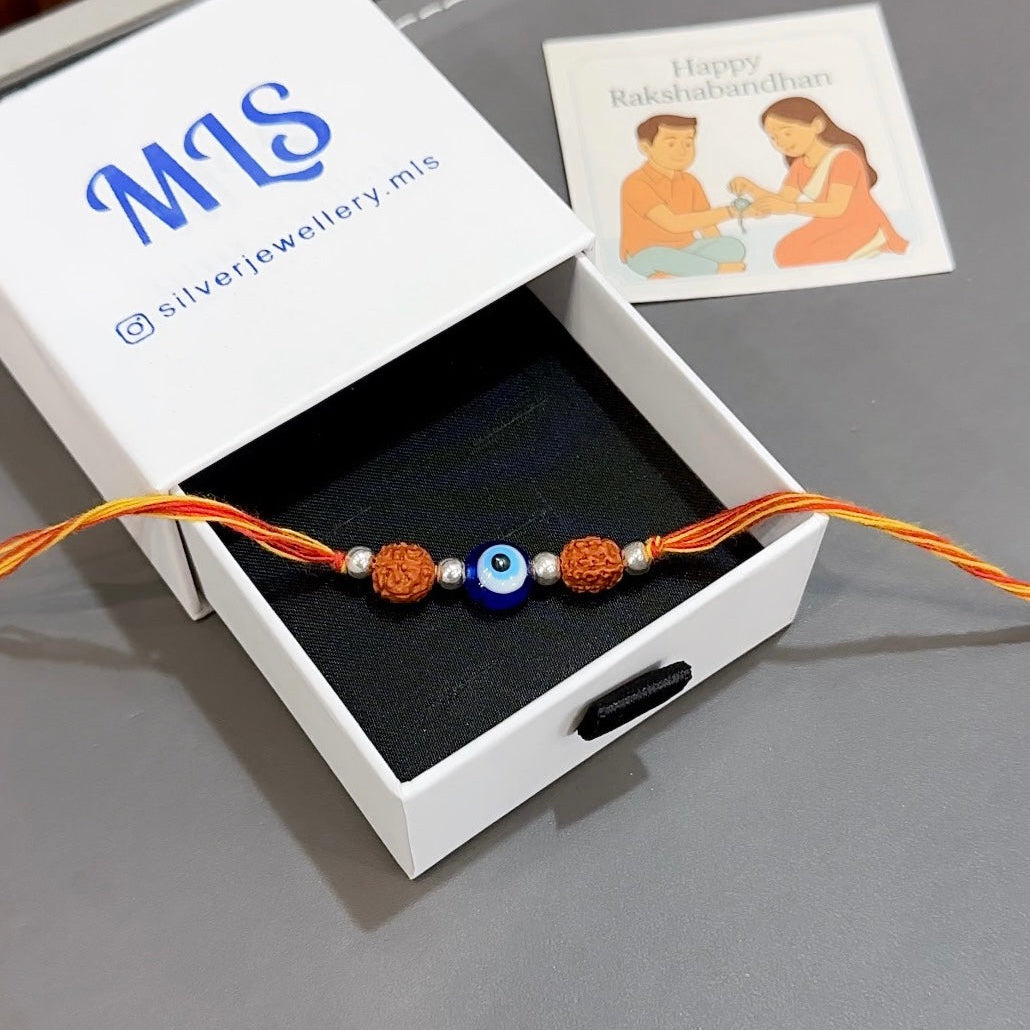 Silver Thread Rakhi