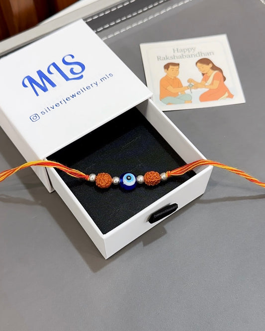 Silver Thread Rakhi