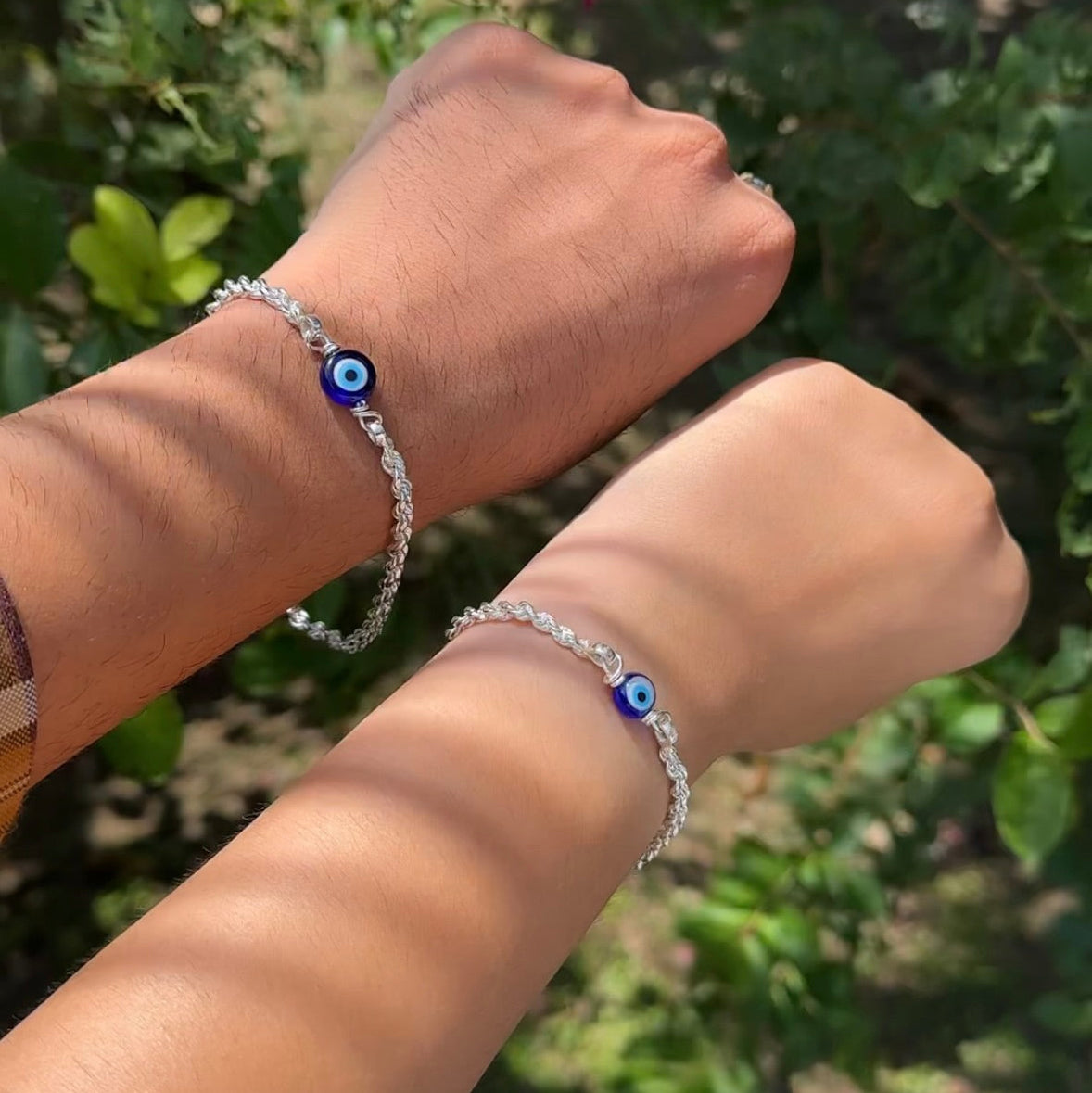 Couple Evil Eye Rope Bracelet