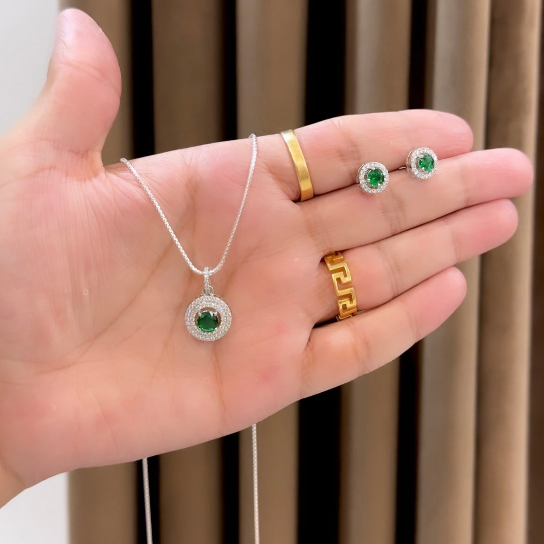 Silver Pendant set