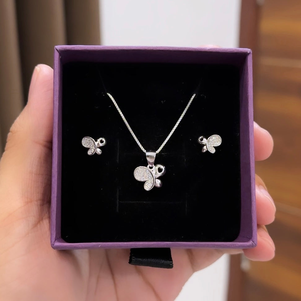 Silver Pendant Set