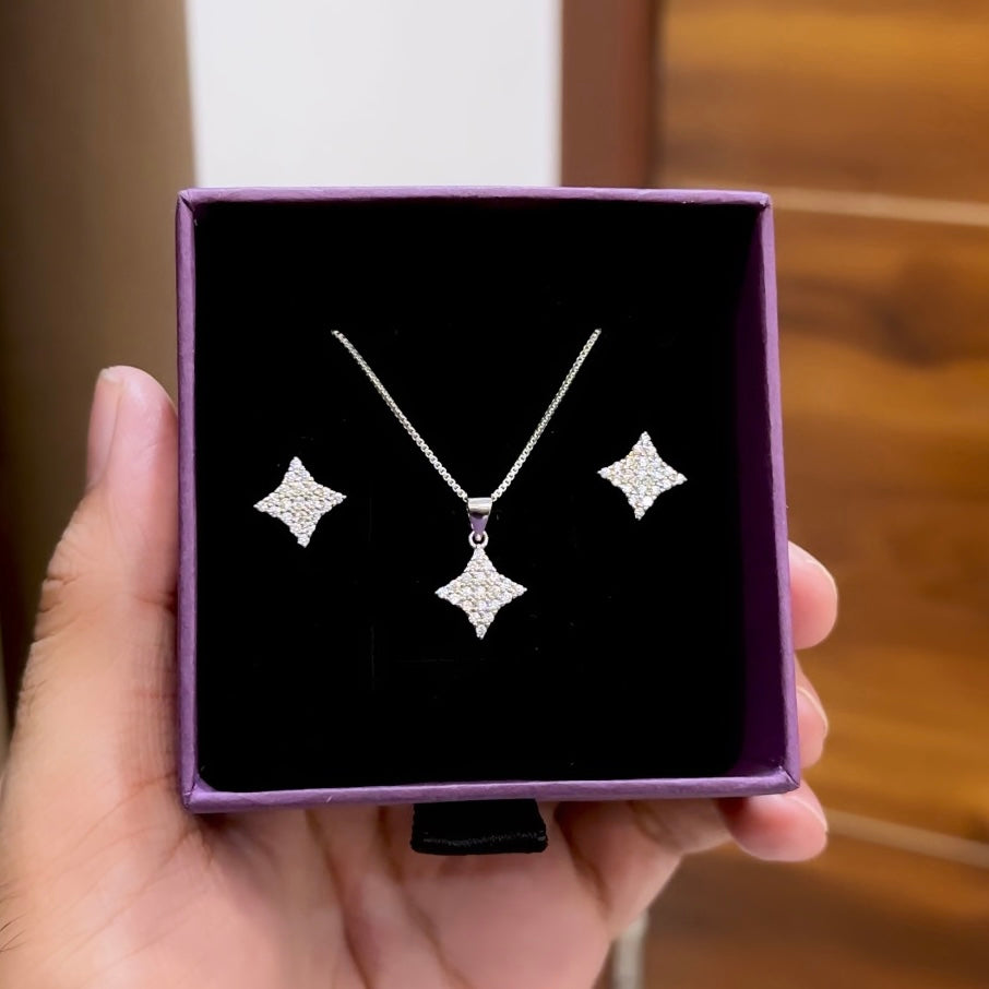 Silver Pendant Set