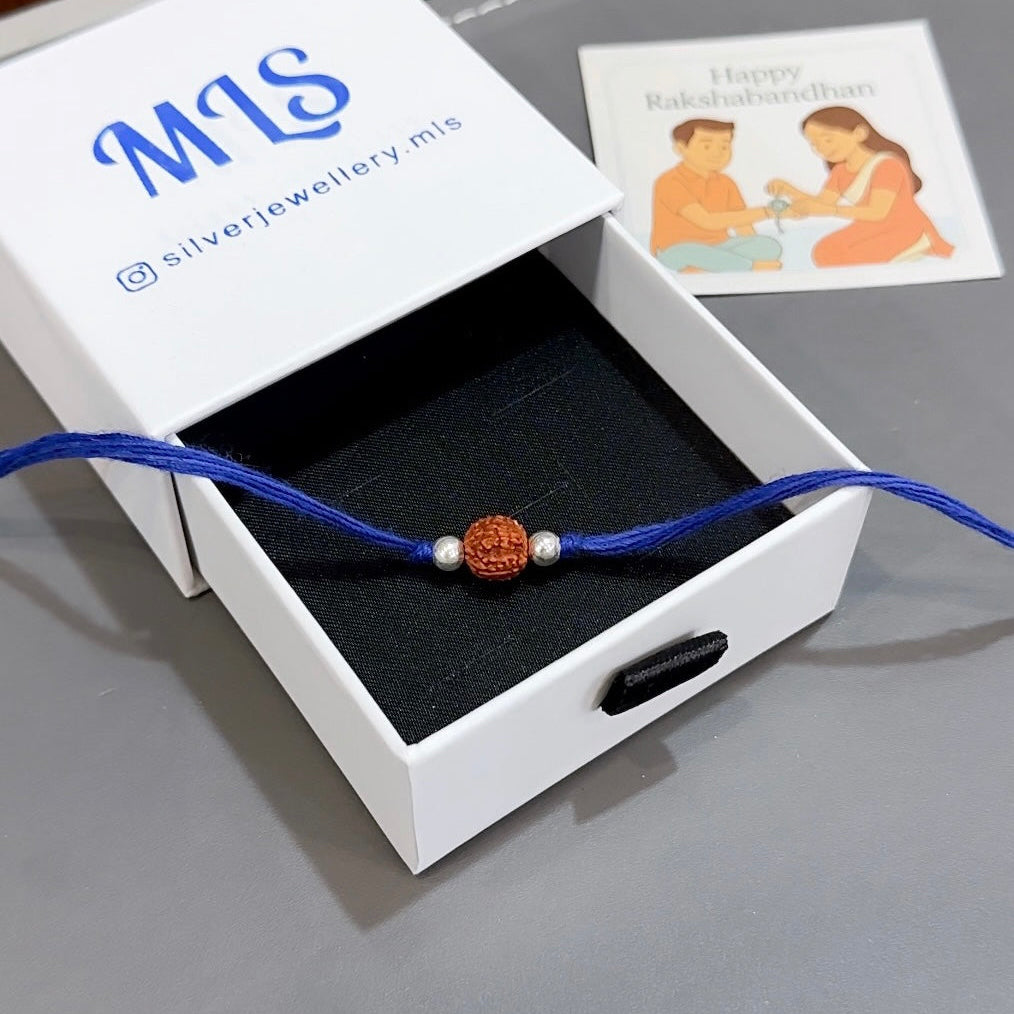 Silver Thread Rakhi
