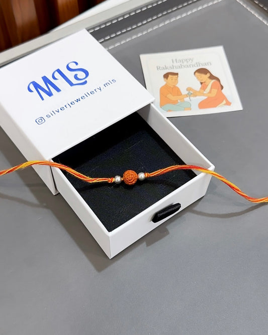 Silver Thread Rakhi