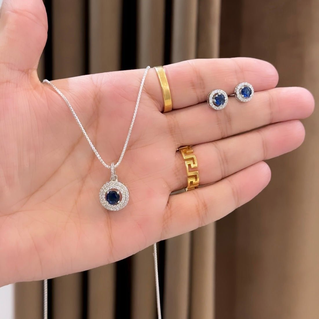 Silver Pendant set