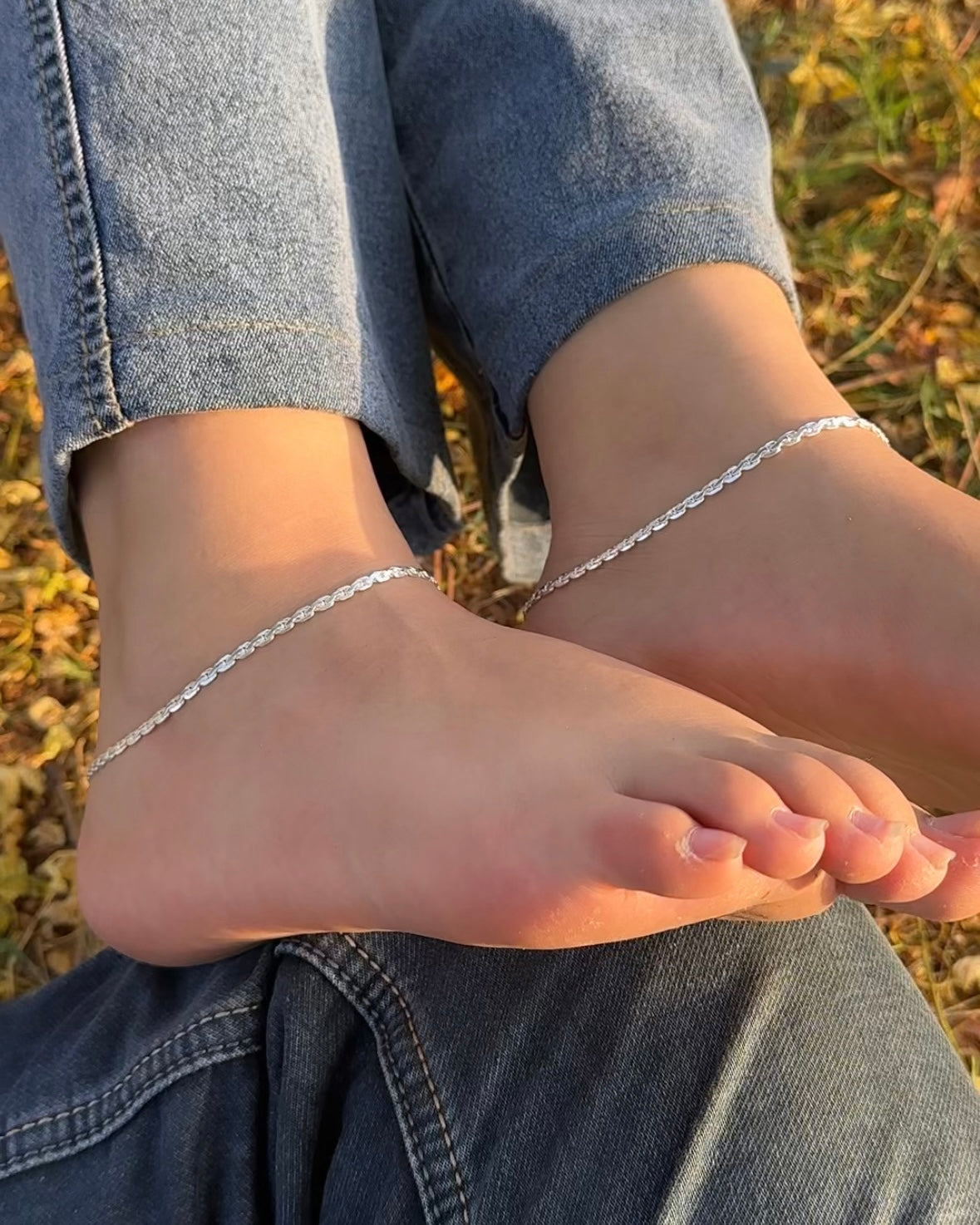 Rope Style Chain Anklets