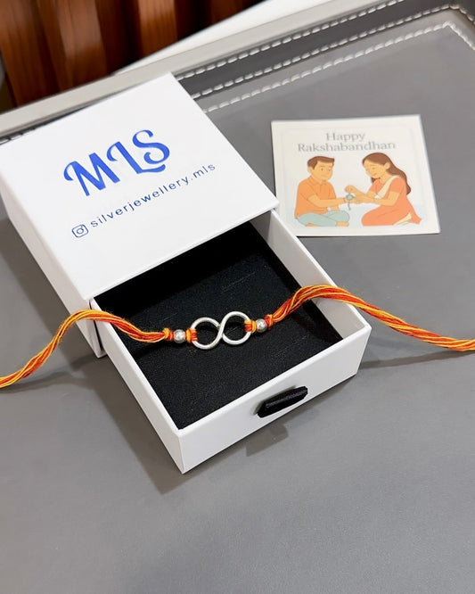 Silver Thread Rakhi
