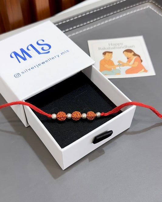 Silver Thread Rakhi