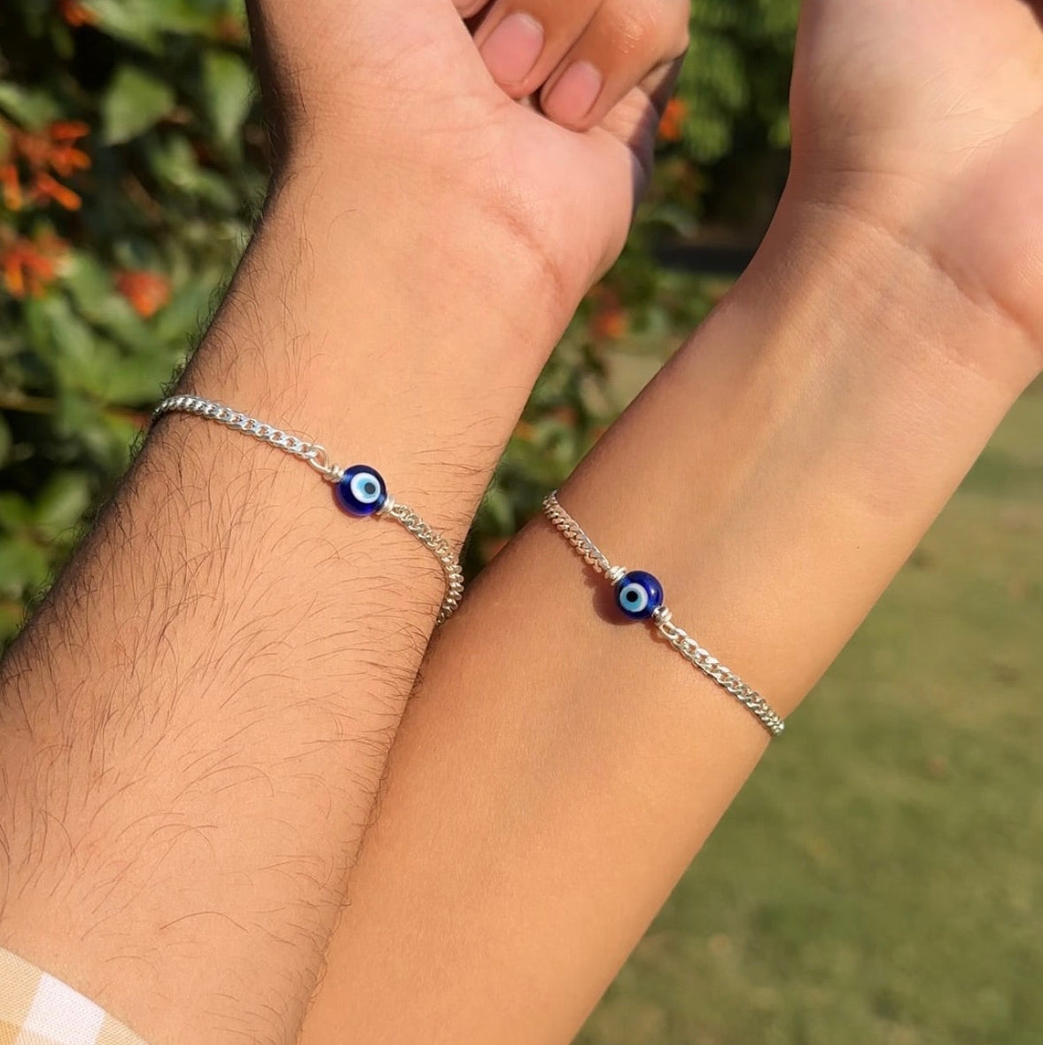Couple Evil Eye Minimal Bracelet