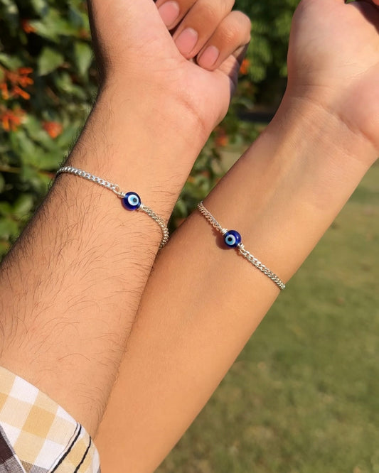 Couple Evil Eye Minimal Bracelet
