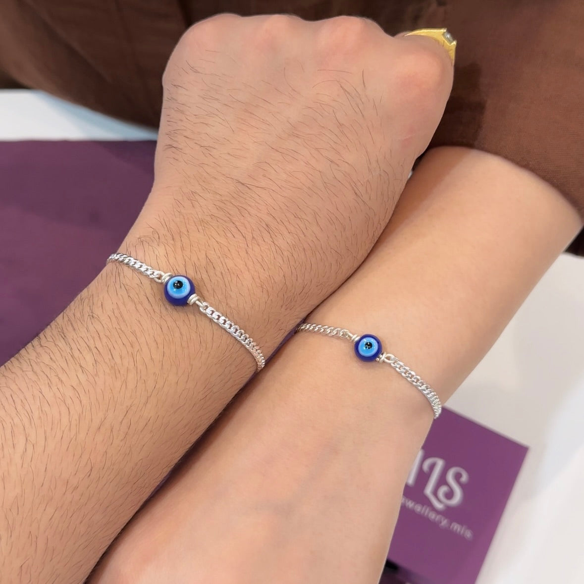 Bhaiya Bhabhi Silver Rakhi
