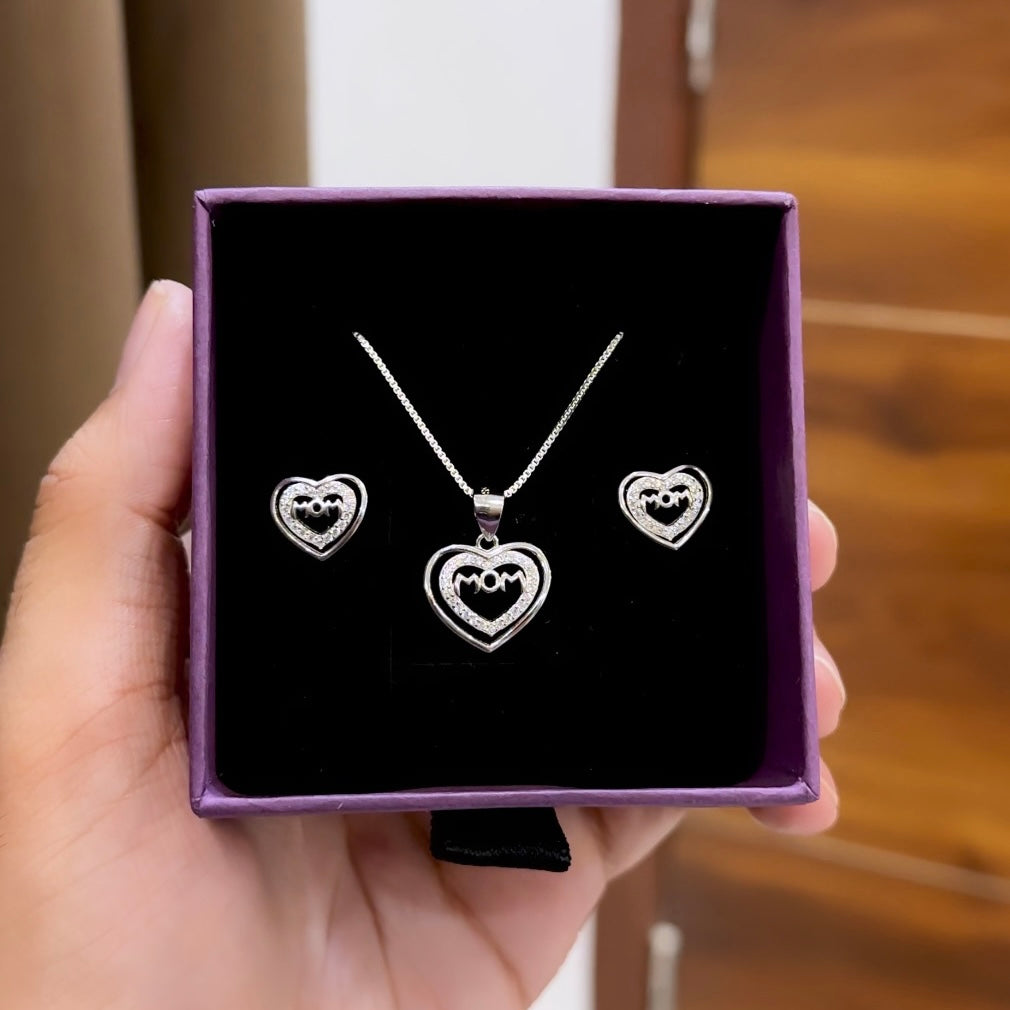 Silver Pendant Set