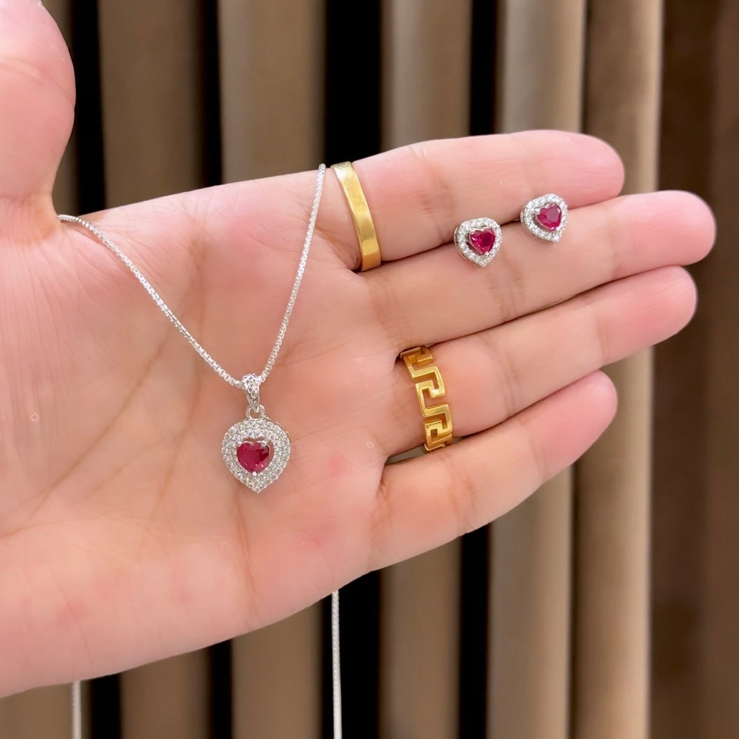 Silver Pendant set